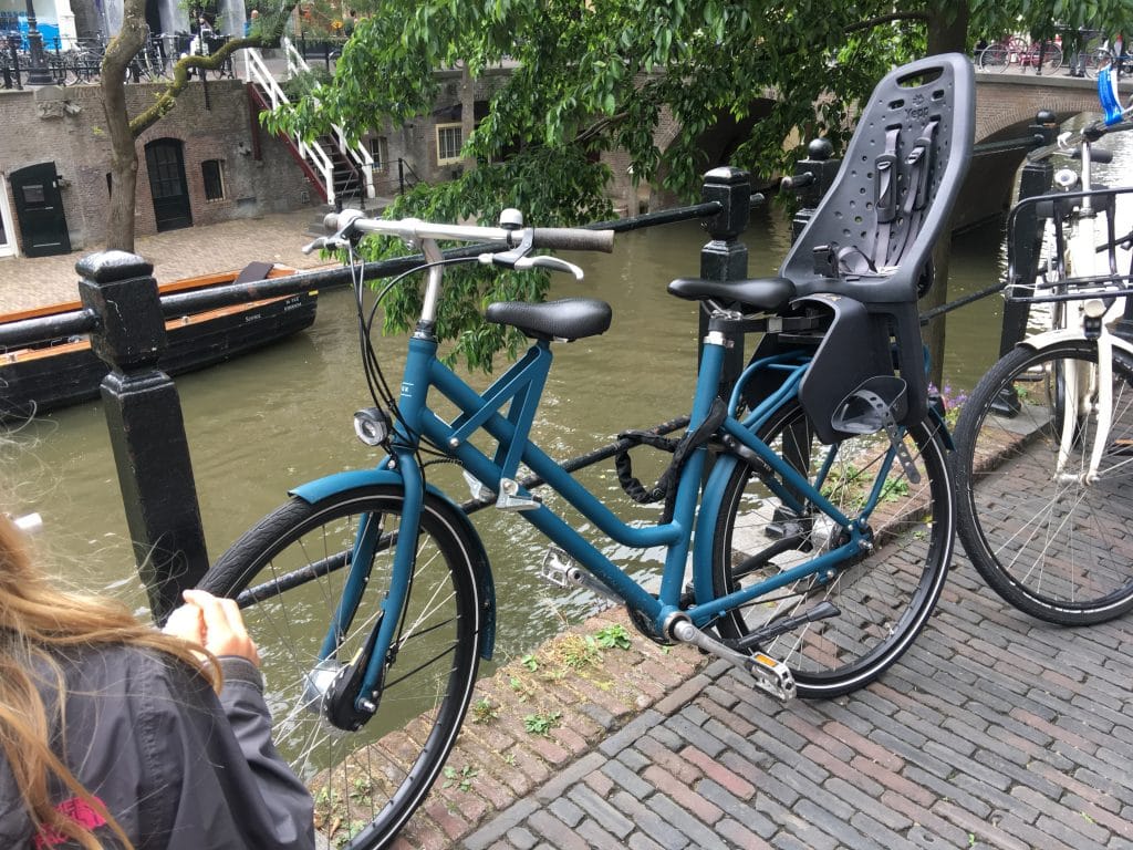 Bicycle with 2 child seats This Mom Bikes